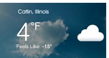 When will a MyGig hard drive freeze in very cold weather