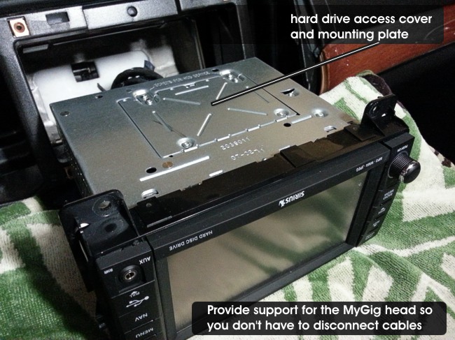 MyGig REN Hard Drive Removal